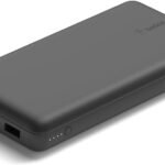 Belkin 20000mAh USB-C Portable Charger – High-Capacity Power Bank with Type-C Input/Output & Dual USB-A Ports (Black)